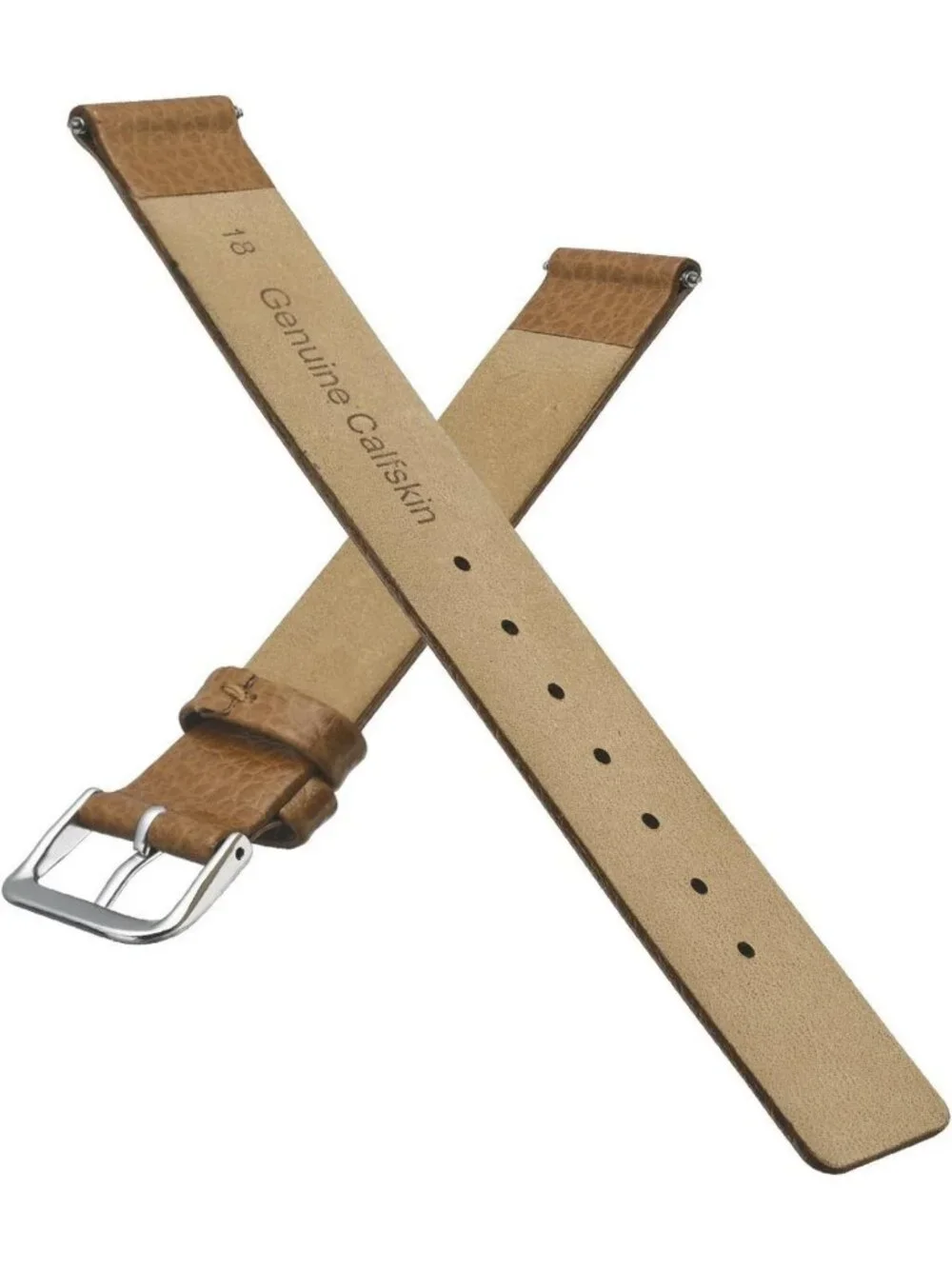 Genuine Leather Watch Band | Flat-Stitched Full Grain Strap for Men | Smooth